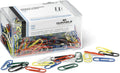 Durable Colour-Coated Metal Paper Clips 26mm | Assorted Colours | 500 Pack