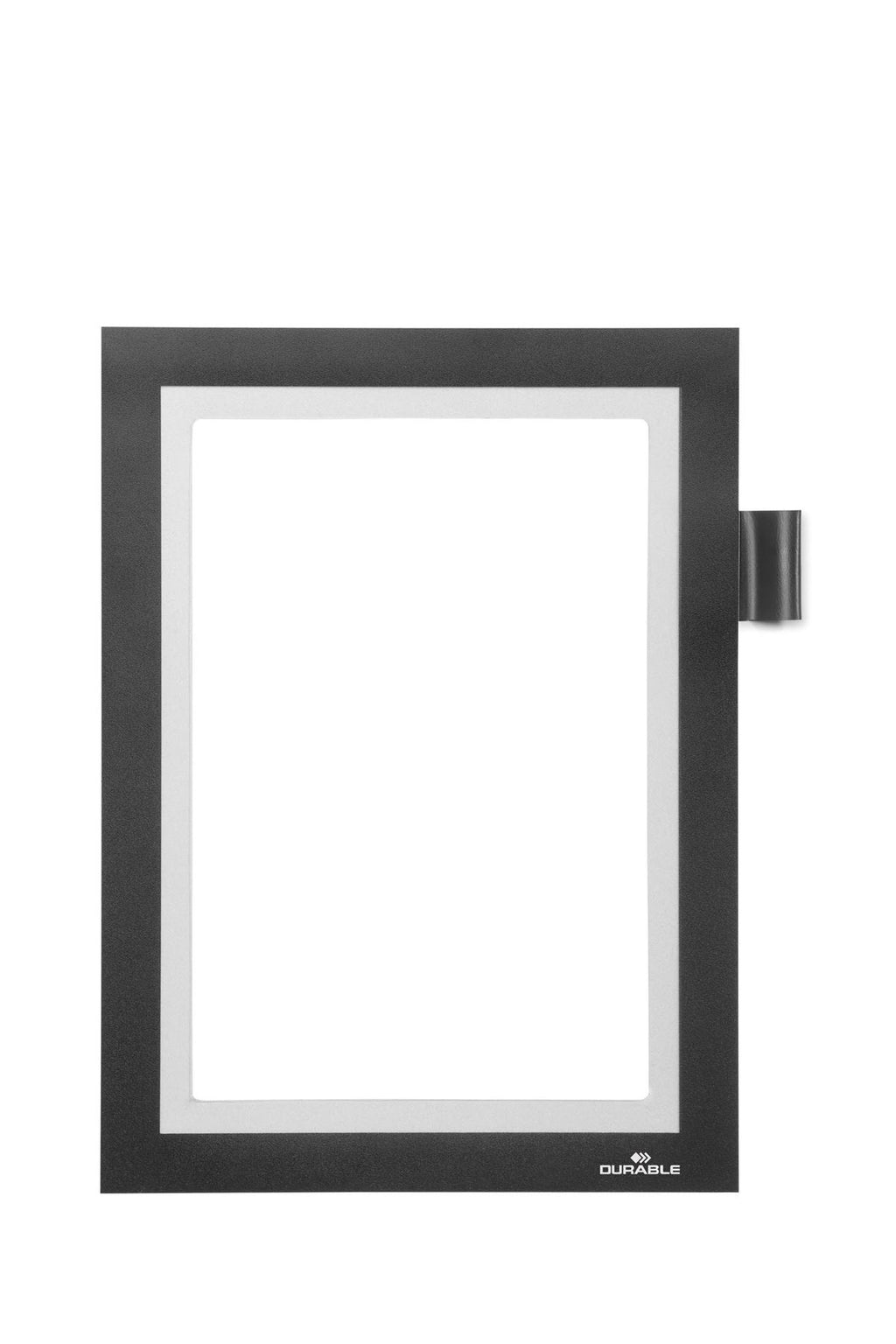 Durable DURAFRAME Note Write-Through Document Frame Magnetic Cover + Pen Holder | A5 Black | For Log Sheet, Check List, Cleaning Rota