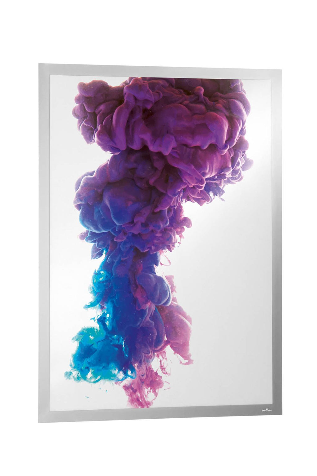 Durable DURAFRAME Self-Adhesive Wall Poster Window Sign Holder Frame UV | Magnetic Cover | A1 Silver