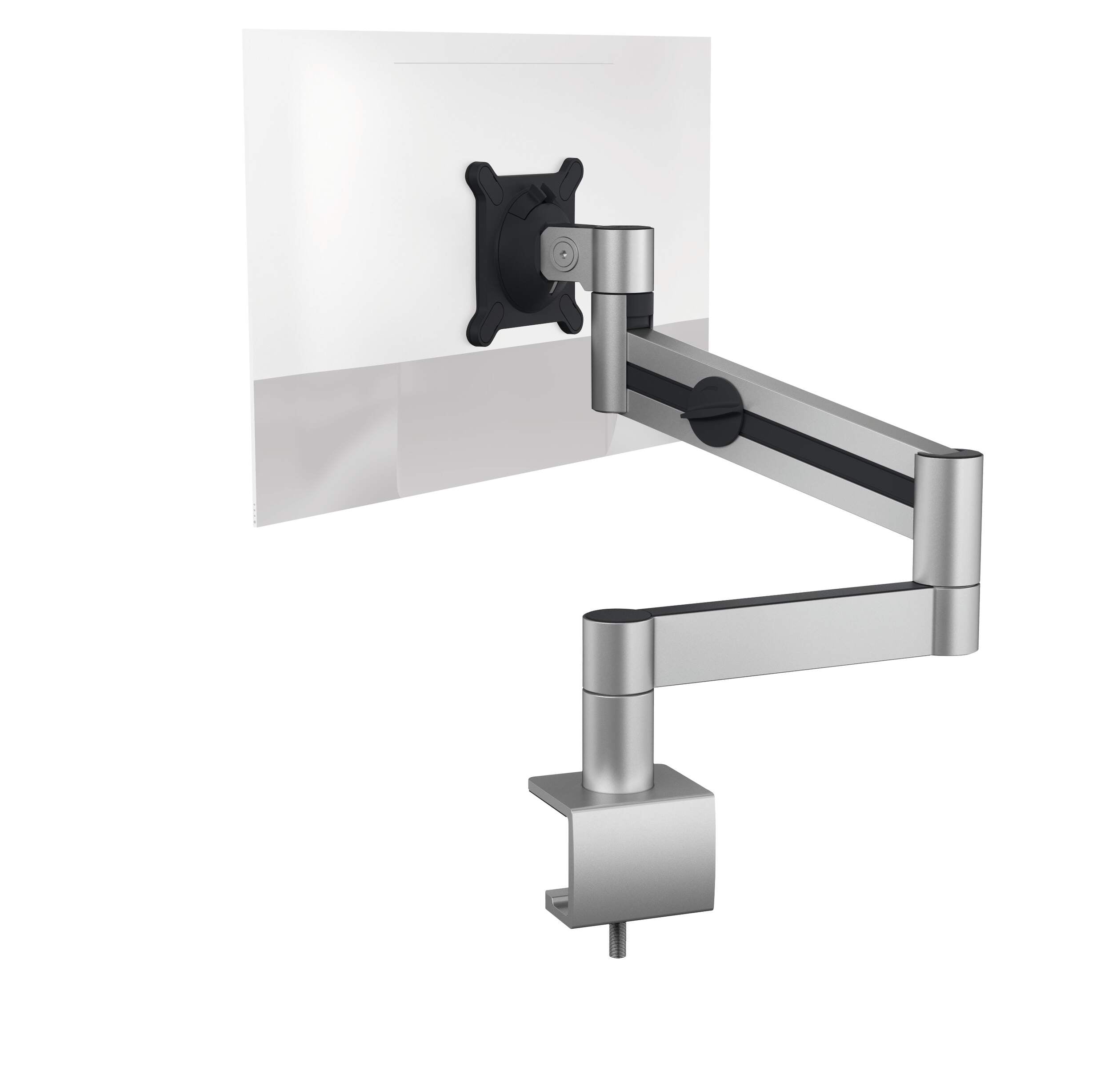 Durable Monitor Mount PRO Arm for 1 Screen | Desk Clamp | Heavy Duty VESA 21-27"