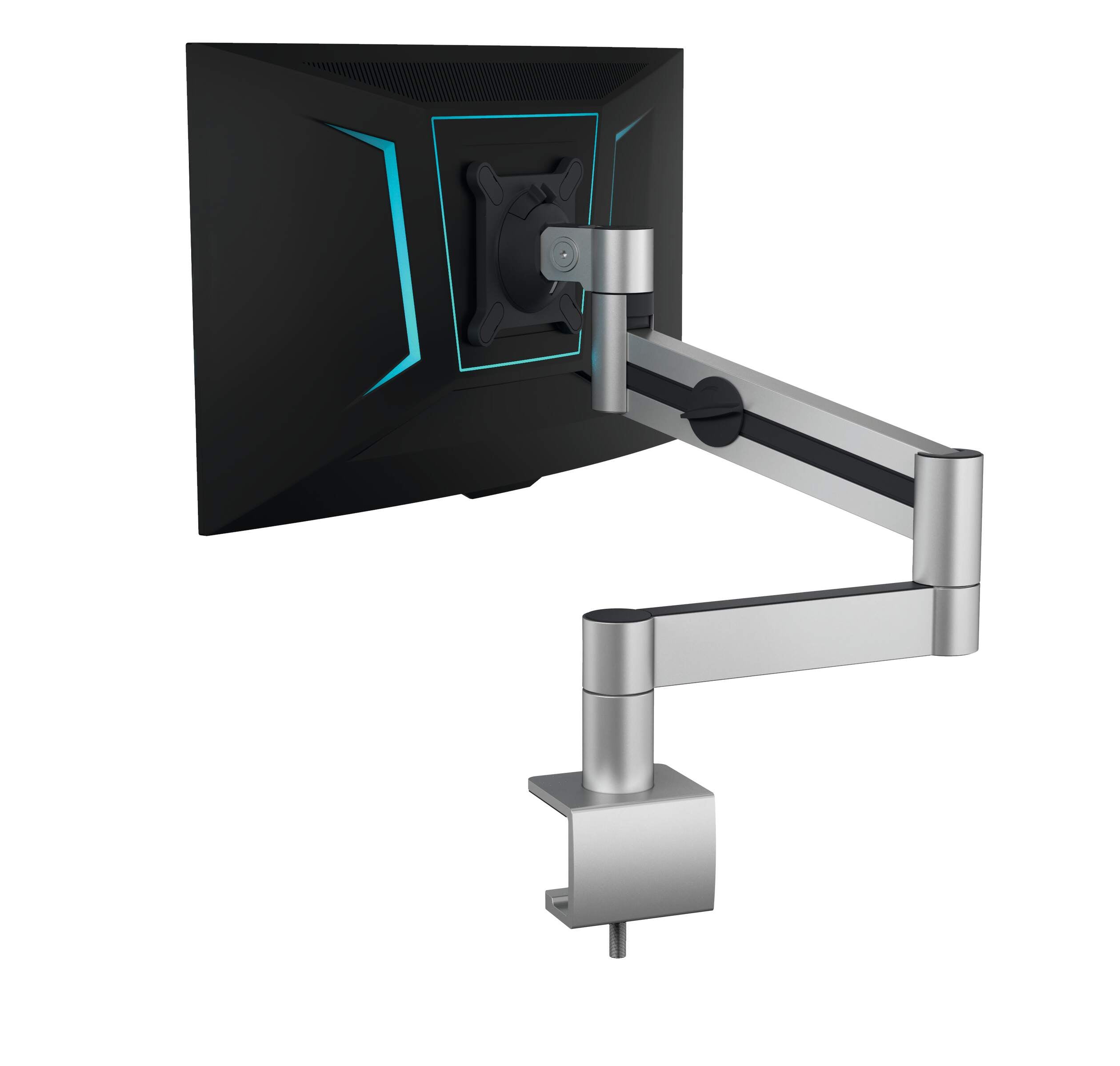 Durable Monitor Mount PRO Arm for 1 Screen | Desk Clamp | Heavy Duty VESA 21-27"